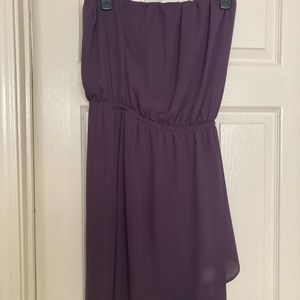 Express  Purple Hi Low Dress